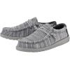 imageHey Dude Mens Wally Stretch  Mens Loafers  Mens Slip On Shoes  Comfortable ampamp LightWeightPlatinum Mix Fleece