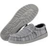 imageHey Dude Mens Wally Stretch  Mens Loafers  Mens Slip On Shoes  Comfortable ampamp LightWeightPlatinum Mix Fleece