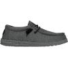 imageHey Dude Mens Wally Stretch  Mens Loafers  Mens Slip On Shoes  Comfortable ampamp LightWeightSteel