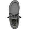 imageHey Dude Mens Wally Stretch  Mens Loafers  Mens Slip On Shoes  Comfortable ampamp LightWeightSteel