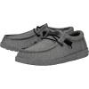 imageHey Dude Mens Wally Stretch  Mens Loafers  Mens Slip On Shoes  Comfortable ampamp LightWeightSteel