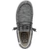 imageHey Dude Mens Wally Stretch  Mens Loafers  Mens Slip On Shoes  Comfortable ampamp LightWeightStone White