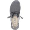 imageHey Dude Mens Wally Stretch  Mens Loafers  Mens Slip On Shoes  Comfortable ampamp LightWeightStretch Carbon