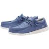 imageHey Dude Mens Wally Stretch  Mens Loafers  Mens Slip On Shoes  Comfortable ampamp LightWeightStretch Indigo