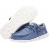 imageHey Dude Mens Wally Stretch  Mens Loafers  Mens Slip On Shoes  Comfortable ampamp LightWeightStretch Indigo