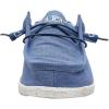 imageHey Dude Mens Wally Stretch  Mens Loafers  Mens Slip On Shoes  Comfortable ampamp LightWeightStretch Indigo