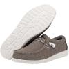 imageHey Dude Mens Wally Stretch  Mens Loafers  Mens Slip On Shoes  Comfortable ampamp LightWeightTaupeBlackWhite