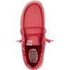 imageHey Dude Wally Stretch Canvas  Mens Shoes  Men Slipon Loafers  Comfortable ampamp LightweightKaranda Red