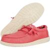 imageHey Dude Wally Stretch Canvas  Mens Shoes  Men Slipon Loafers  Comfortable ampamp LightweightKaranda Red