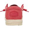imageHey Dude Wally Stretch Canvas  Mens Shoes  Men Slipon Loafers  Comfortable ampamp LightweightKaranda Red