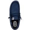 imageHey Dude Wally Stretch Canvas  Mens Shoes  Men Slipon Loafers  Comfortable ampamp LightweightNavy