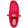 imageHey Dude Wally Stretch Canvas  Mens Shoes  Men Slipon Loafers  Comfortable ampamp LightweightSavvy Red