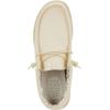 imageHey Dude Wally Stretch Canvas  Mens Shoes  Men Slipon Loafers  Comfortable ampamp LightweightStone White