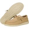 imageHey Dude Wally Stretch Canvas  Mens Shoes  Men Slipon Loafers  Comfortable ampamp LightweightTan
