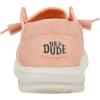 imageHey Dude Wendy Stretch Canvas Womens Shoes Womens Slipon Loafers Comfortable ampamp LightWeightPink