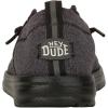imageHey Dude Womens Wendy Halo Knit  Womens Shoes  Womens Slip On Loafers  Comfortable ampamp LightWeightBlackBlack