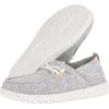 imageHey Dude Womens Wendy Halo Knit  Womens Shoes  Womens Slip On Loafers  Comfortable ampamp LightWeightLight Grey