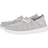 imageHey Dude Womens Wendy Halo Knit  Womens Shoes  Womens Slip On Loafers  Comfortable ampamp LightWeightLight Grey