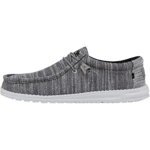 imageHey Dude Mens Wally Stretch  Mens Loafers  Mens Slip On Shoes  Comfortable ampamp LightWeightGranite Fleece