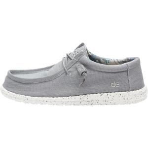 imageHey Dude Mens Wally Stretch  Mens Loafers  Mens Slip On Shoes  Comfortable ampamp LightWeightStretch Iron