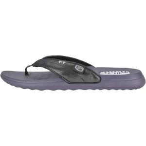imageHey Dude Womens Christi Flip Classic  Womens Shoes  Women Slipon Sandals  Comfortable ampamp LightWeightBlack Shimmer