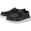 imageHey Dude Boys Wally Linen ShoesBlackWhite