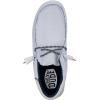 imageHey Dude Mens Wally Funk Open Mesh  Mens Shoes  Men Slipon Loafers  Comfortable ampamp LightWeightWhiteWhite