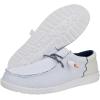 imageHey Dude Mens Wally Funk Open Mesh  Mens Shoes  Men Slipon Loafers  Comfortable ampamp LightWeightWhiteWhite