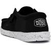 imageHey Dude Mens Wally Slub Moc Toe ShoesBlack