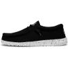 imageHey Dude Mens Wally Slub Moc Toe ShoesBlack