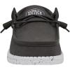 imageHey Dude Mens Wally Slub Moc Toe ShoesDark Grey