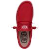 imageHey Dude Mens Wally Slub Moc Toe ShoesRed