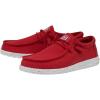 imageHey Dude Mens Wally Slub Moc Toe ShoesRed