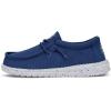 imageHey Dude Mens Wally Slub Moc Toe ShoesTrue Blue