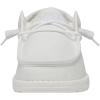 imageHey Dude Mens Wally Slub Moc Toe ShoesWhite