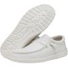 imageHey Dude Mens Wally Slub Moc Toe ShoesWhite