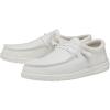 imageHey Dude Mens Wally Slub Moc Toe ShoesWhite