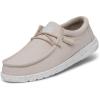 imageHey Dude Mens Wally Slub Moc Toe ShoesNatural