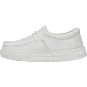 imageHey Dude Boys Wally Linen ShoesWhite