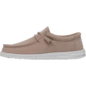 imageHey Dude Mens Wally Slub Moc Toe ShoesTan