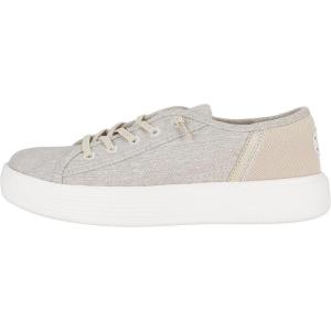imageHey Dude Womens Cody Heathered Knit Mesh  Womens Shoes  Women Slipon Sneakers  Comfortable ampamp LightWeightLight Grey