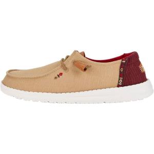 imageHey Dude Womens Wendy Chambray Boho  Womens Shoe  Womens SlipOn Shoe  Comfortable ampamp LightWeightBrown