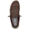 imageHey Dude Mens Wally FunkPlaid Choco Red