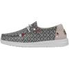 imageHey Dude Womens Wendy Boho SlipOn Casual Shoes LoaferEmbroidery Dark Grey