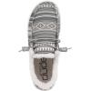imageHey Dude Womens Wendy Boho SlipOn Casual Shoes LoaferStripe Grey