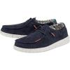 imageHey Dude Womens Wendy Linen  Womens Shoes  Womens Lace Up Loafers  Comfortable ampamp LightWeightDark Navy Corduroy Speckled