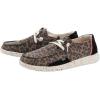 imageHey Dude Womens Wendy Linen  Womens Shoes  Womens Lace Up Loafers  Comfortable ampamp LightWeightJungle Brown