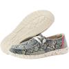 imageHey Dude Womens Wendy Linen  Womens Shoes  Womens Lace Up Loafers  Comfortable ampamp LightWeightJungle Grey