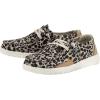 imageHey Dude Womens Wendy Linen  Womens Shoes  Womens Lace Up Loafers  Comfortable ampamp LightWeightLeopard Beige
