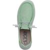 imageHey Dude Womens Wendy Linen  Womens Shoes  Womens Lace Up Loafers  Comfortable ampamp LightWeightLinen Summer Green